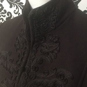 Women’s Embroidered Retro Victorian French Coat